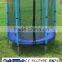 4.5ft jumping trampoline bed with safety enclosure