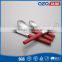 Thick materials plastic handle red stainless steel frozen cutlery sets