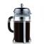Hot Sell of 1L stainless steel and glass coffee french press