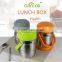 Allnice wholesale colorful PP design protable insulated stainless steel stew food lunch container/lunch box