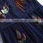 2016 Floor Length Printed Mesh Evening Dresses Fashion Design