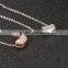 2016 New Product Rose Gold Bead Fancy Necklace Sets