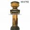 36 inch bright golden antique pot decorative wedding roman columns