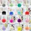 Crystal Monchichi Keychain real Rabbit's hair fur pom pom Monchhichi cartoon pompom Key chain ring women bag pendant