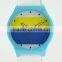 Unisex fashion plastic case leather watch straps wholesale