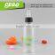 twist off cap 120ml pe plastic bottle for e liquid essential oil