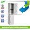 Single Column 4 Door Grey Steel Locker, School Clothes Closet