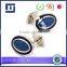 Brand dot enamel cufflinks for men wholesale cufflink blanks
