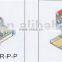 Segmental crossing sanding machine for panel