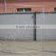 Aluminum tension fabric back wall booth