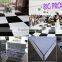 Assemble Black White Festival Disco Floor