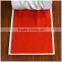 100% polyester fiber flame retardant red colored sofa set cloth XJCT 0590