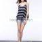 Fashion Lady Sexy Stripe Tank Top Loose Vest