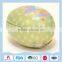 Egg shape tin box for Christmas gift packaging with attractive patterns