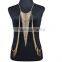 2016 Women Summer Bikini Tassels gold body jewelry, long sexy body chains
