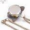 2015 Hot Sale Butterfly Alloy Women Pocket Watch Necklace for Wholesale
