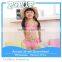 2015 Girl Seersucker Sexy Bikini Swimwear For Kids
