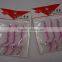 Disposable natural bulk dental floss pick