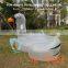 Low MOQ wholesale stock pool float inflatable swan for fun