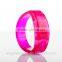 Sound activated LED flashlight wristband LED light up PVC bracelet party promotion gift wristband