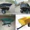 ATV 10 Cuft 300L Convertible Push & Pull Plastic Utility Trailer