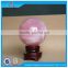 HJT Nature Rose crystal ball personalized quartz sphere