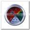 High quality black steel vacuum capsule gauge with U-clamp mounting
