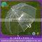 white bubble fiberglasss strengthened bell shape straight auto open umbrella