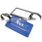 embosing words series fill color soft pvc indestructible luggage tags