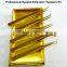 Gold Matching Eyelash Extension Tweezers In Magnetic Case / Get Customized Designed Lash Tweezers Kits From ZONA PAKISTAN