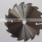 Wood cutting TCT saw blade with rakers