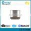 2016 new Cube Metal Wireless Stereo Mini Super Bass Bluetooth Speaker 5 Watt with subwoofer sound