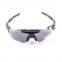 high qulity plastic frame sunglasses with black EVA cases