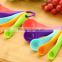 Promotional 2016 new 5 colors plastic home spoon