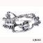 Stainless Steel Biker Skull Bracelet For Men High Quality Bracelet Wholesale