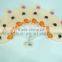 plastic pp hand fan/custom printed cat plastic Seven folding fan