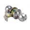 High Quality Tri-Circle Cylindrical Round Knob Door Lock handle lock,587PS-SS