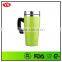 16oz insulated custom stainless steel coffee mugs with handle