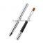 New Mini Retractable Portable Alloy Tube Cover Makeup Brush Lipbrush Travel Use Make Up Brush Cosmetics Tool