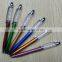 Trending hot products 2016 soft black stylus on the top slim crystal stylus pen