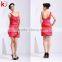 Exclusive One Shoulder Bandage Cocktail Dress Short Red Evening Dress Red Short