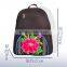 2016 fashion ladies shoulder bags ethnic embroidery woman backpack bags