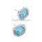 925 silver fancy stud earring wholesale jewelry rhodium plated