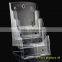 A4/A5/A6 clear plastic flyer holder, leaflet holder, brochure rack