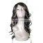 New coming 24inch virgin hair girl synthetic wig long curl wig