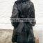 High QualityKorean Style Fur Coat Women Real Rabbit Fur Jacket