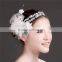 MYLOVE white flower crystal garland bridal hair jewelry High quality MLF109
