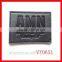 Men's garment black leather patch manufacturer