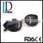 Customized high quality round Acetate Mixed Metal Polarized mirror sunglasses for men