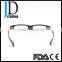 whole black buffalo horn optical glasses semi frame metal strip buffalo horn optical frame